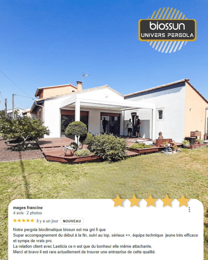 Pergola Biossun Le Bouscat 33110