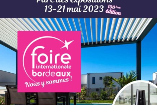 Univers Pergola : Le spécialiste de la pergola bioclimatique à la Foire Internationale de Bordeaux