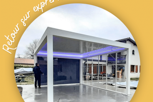 Pergola sur mesure à Fargues Saint Hilaire